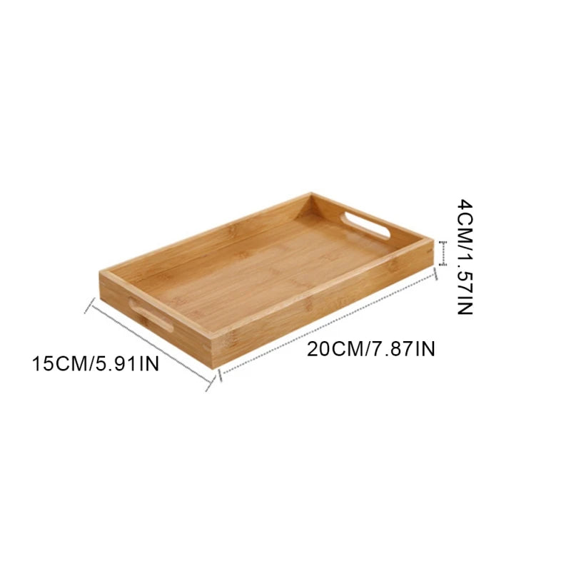 HomyBamboo™ Rectangular Serving Tray