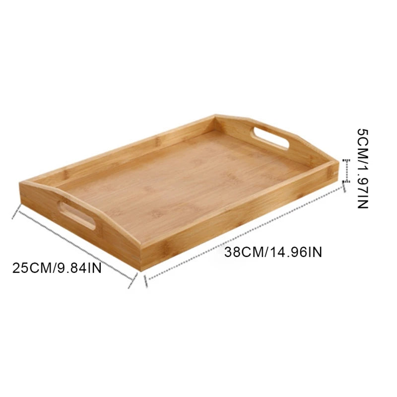 HomyBamboo™ Rectangular Serving Tray