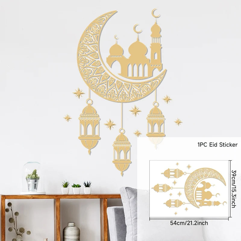 HomyFest™ Eid Mubarak Wall Stickers