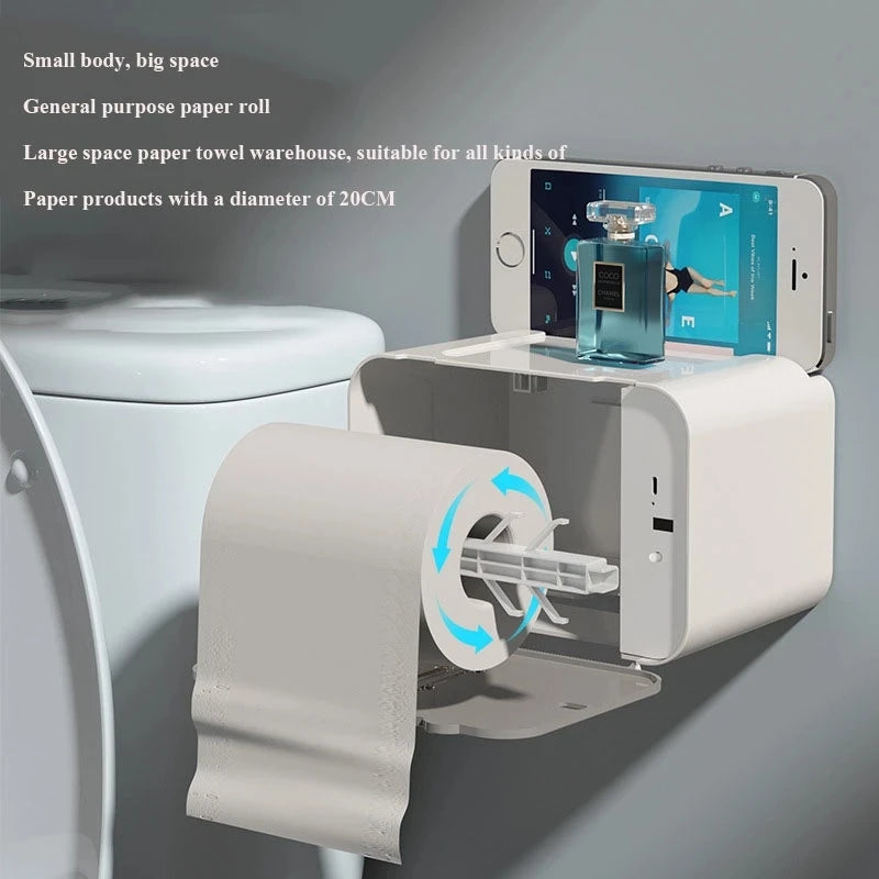 HomyRoll™ Induction Toilet Paper Holder