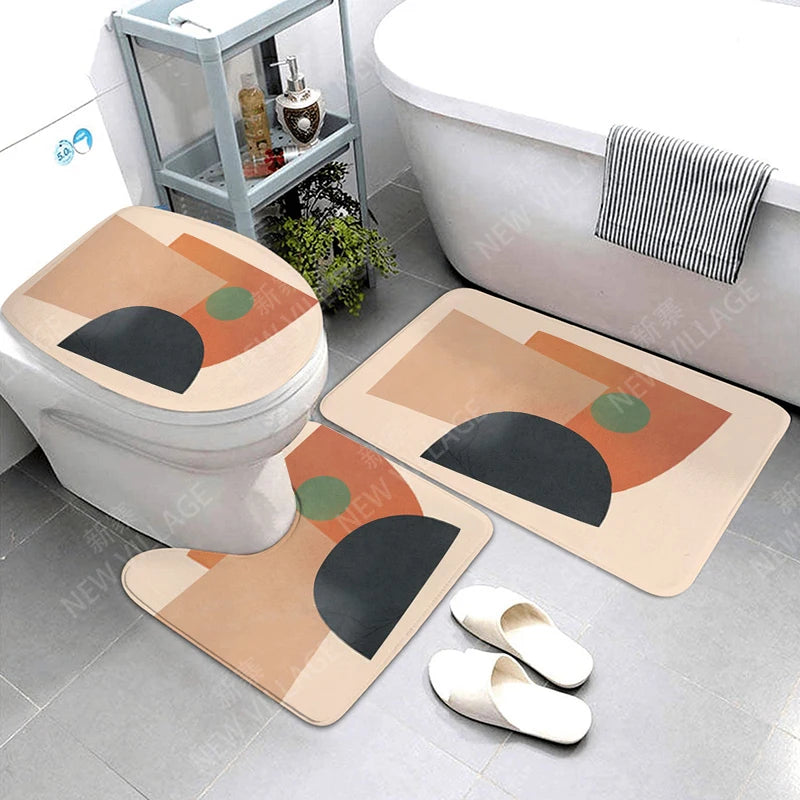 HomyStep™ Nordic Anti-Slip Bath Mat Set