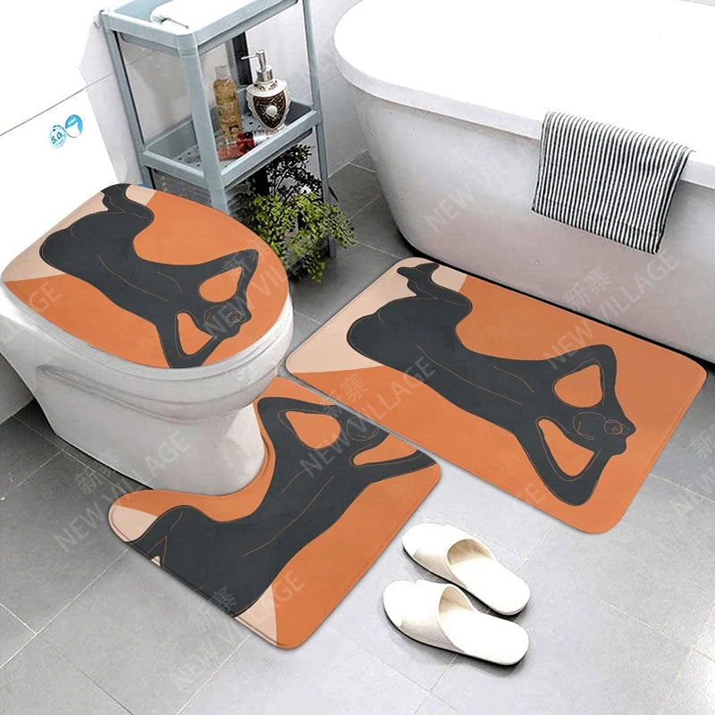 HomyStep™ Nordic Anti-Slip Bath Mat Set