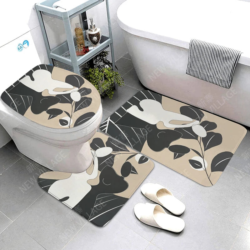 HomyStep™ Nordic Anti-Slip Bath Mat Set