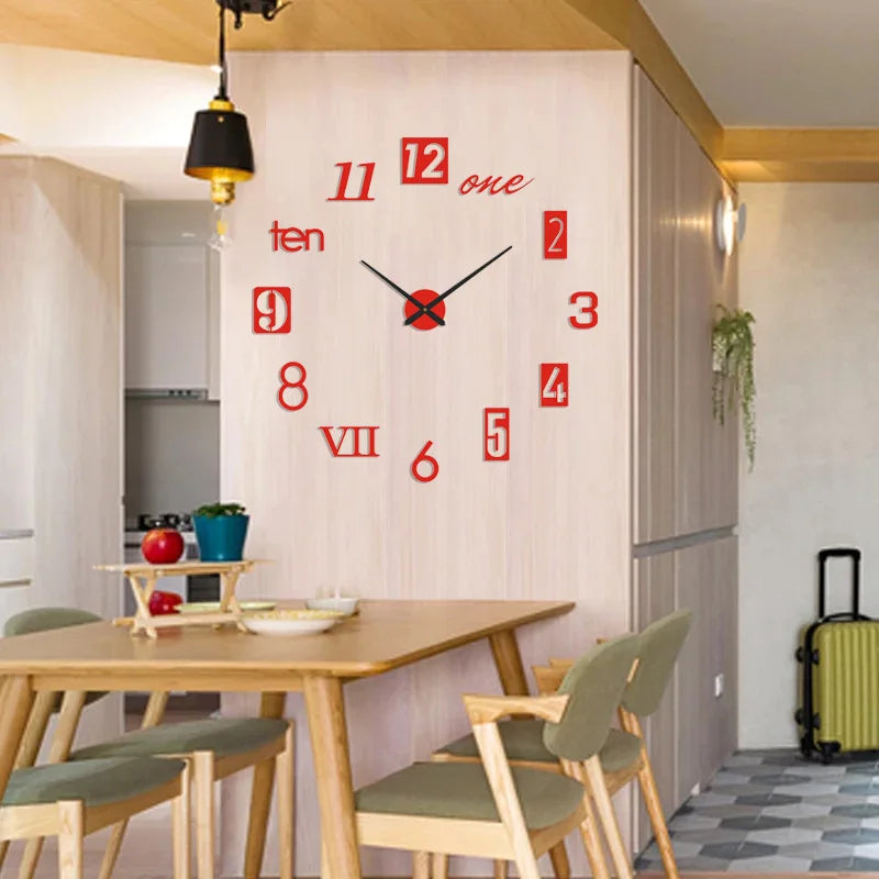 HomyTime™ 3D Roman Numeral Wall Clock