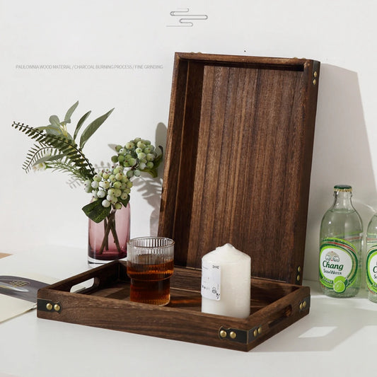 HomyCraft™ Black Walnut Serving Tray