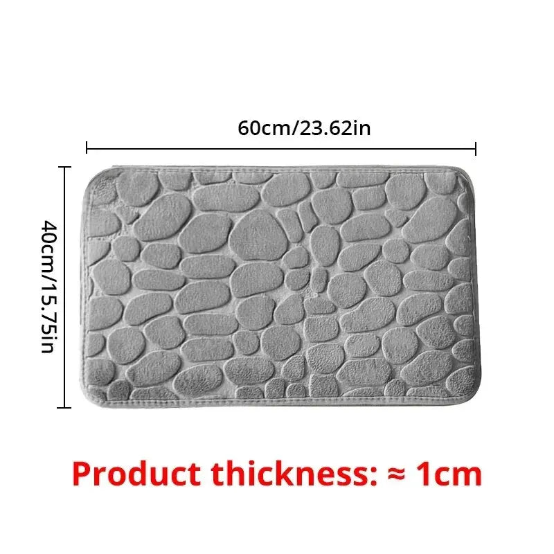 HomySoft™ Memory Foam Cobblestone Mat