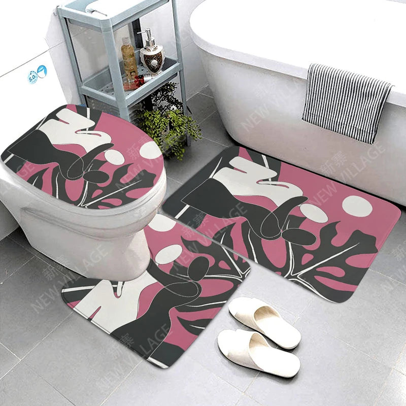 HomyStep™ Nordic Anti-Slip Bath Mat Set