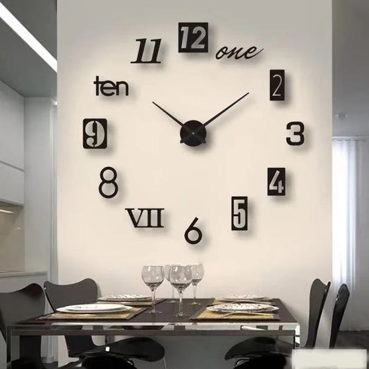 HomyTime™ 3D Roman Numeral Wall Clock