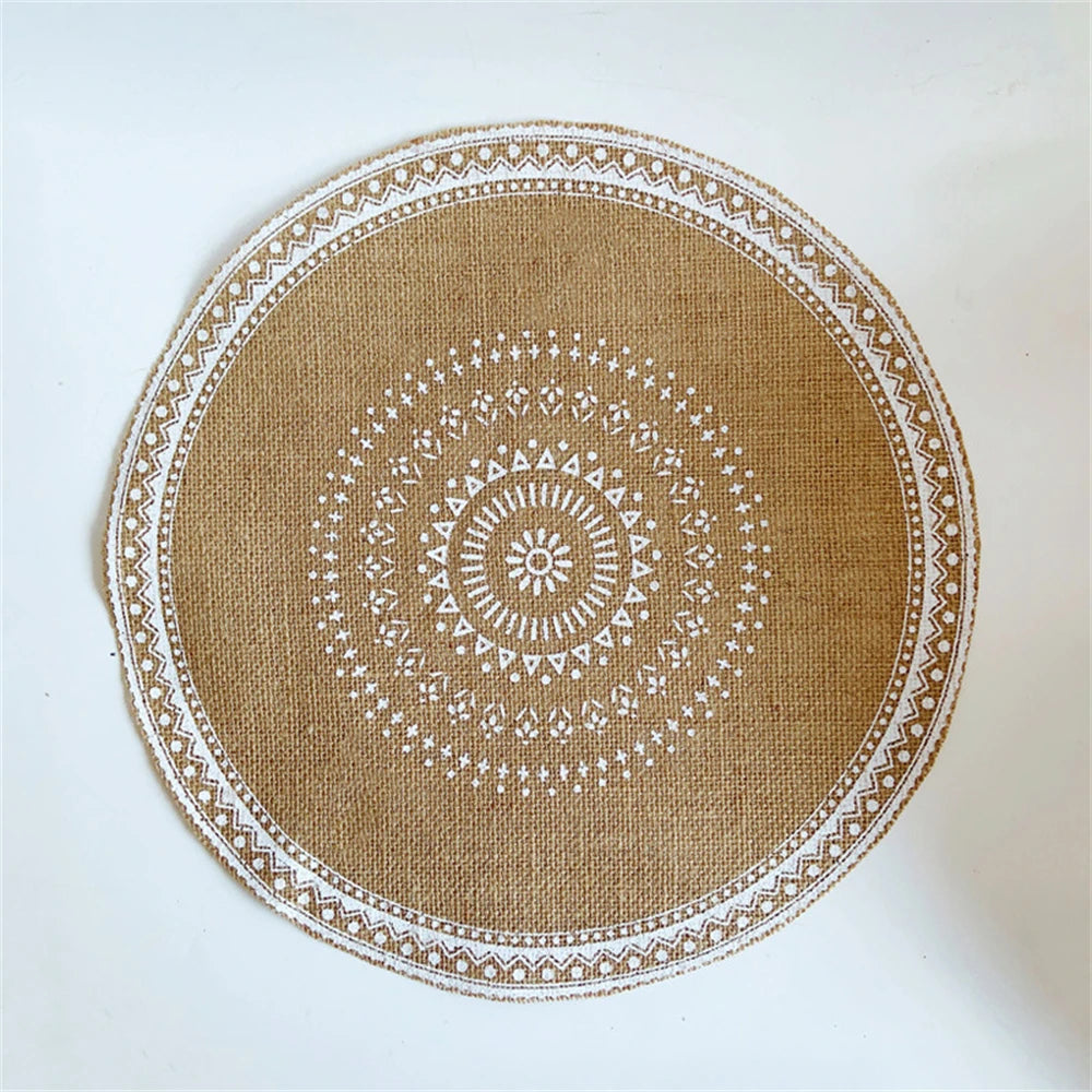 HomyWeave™ Vintage Cotton Linen Placemats