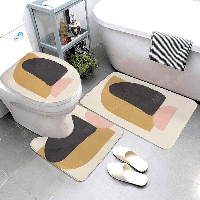 HomyStep™ Nordic Anti-Slip Bath Mat Set