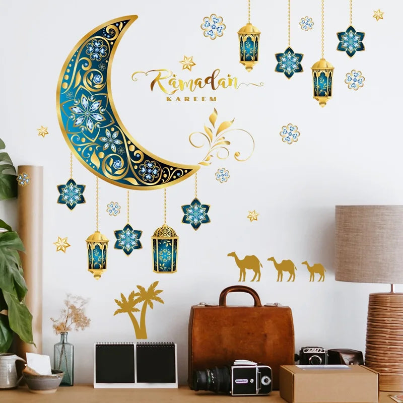 HomyFest™ Eid Mubarak Wall Stickers