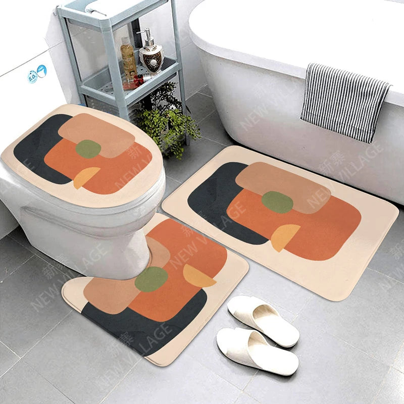 HomyStep™ Nordic Anti-Slip Bath Mat Set