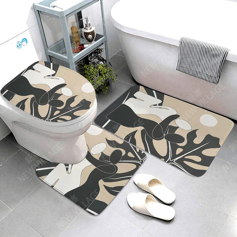 HomyStep™ Nordic Anti-Slip Bath Mat Set