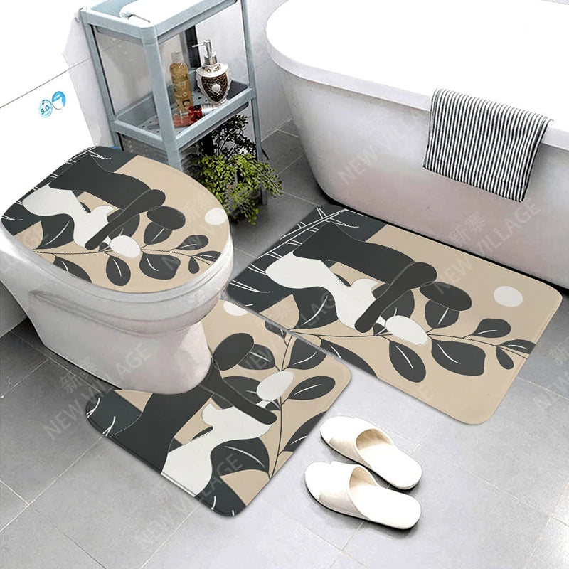 HomyStep™ Nordic Anti-Slip Bath Mat Set