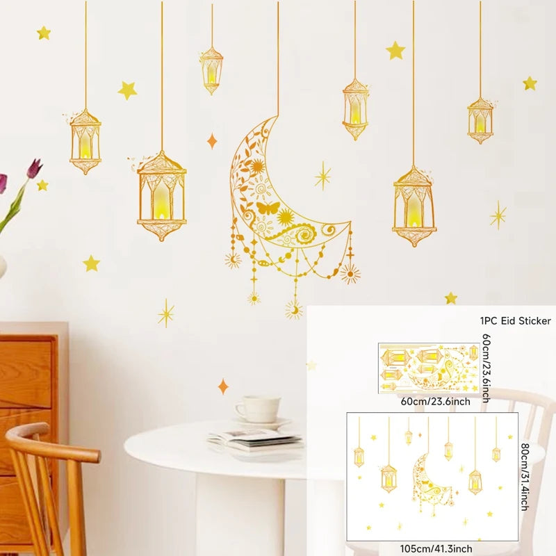 HomyFest™ Eid Mubarak Wall Stickers