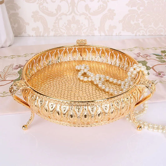 HomyGild™ Vintage Gold Fruit Tray