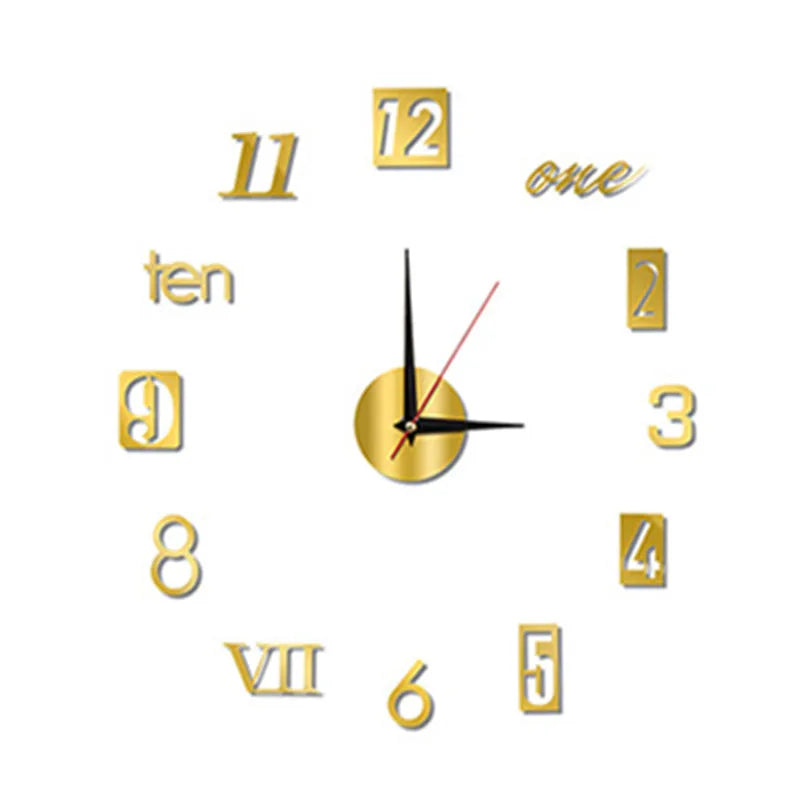 HomyTime™ 3D Roman Numeral Wall Clock