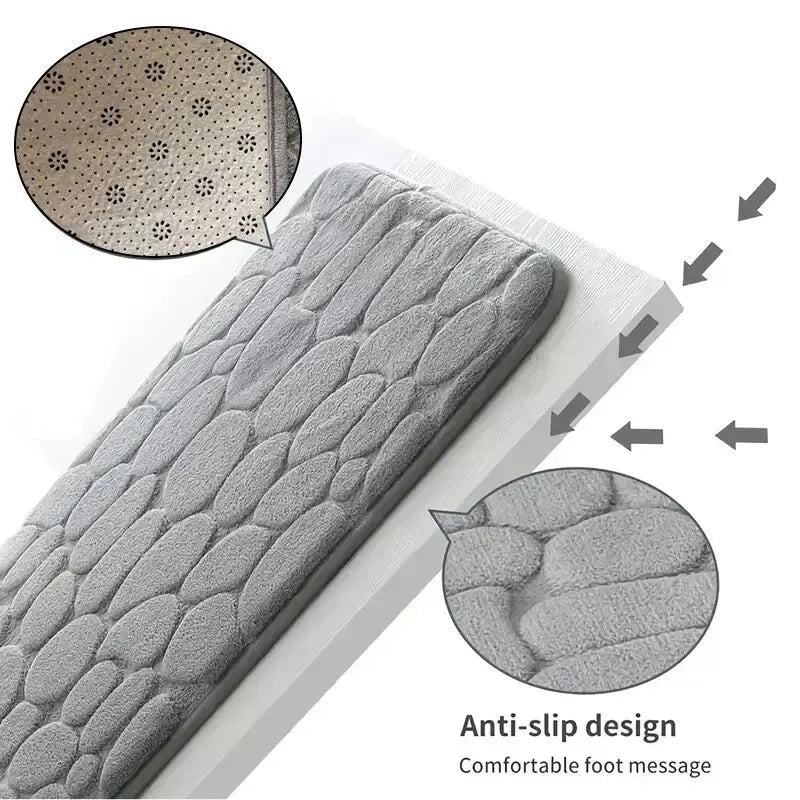 HomySoft™ Memory Foam Cobblestone Mat