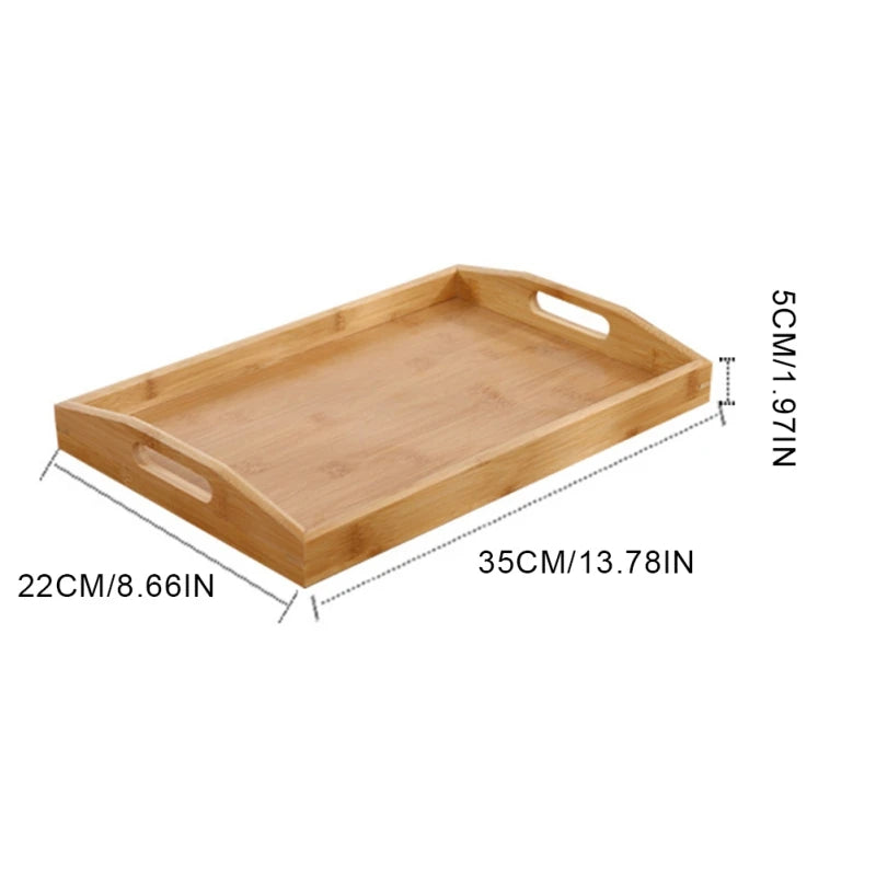 HomyBamboo™ Rectangular Serving Tray