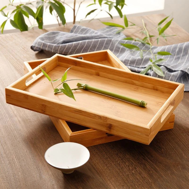 HomyBamboo™ Rectangular Serving Tray