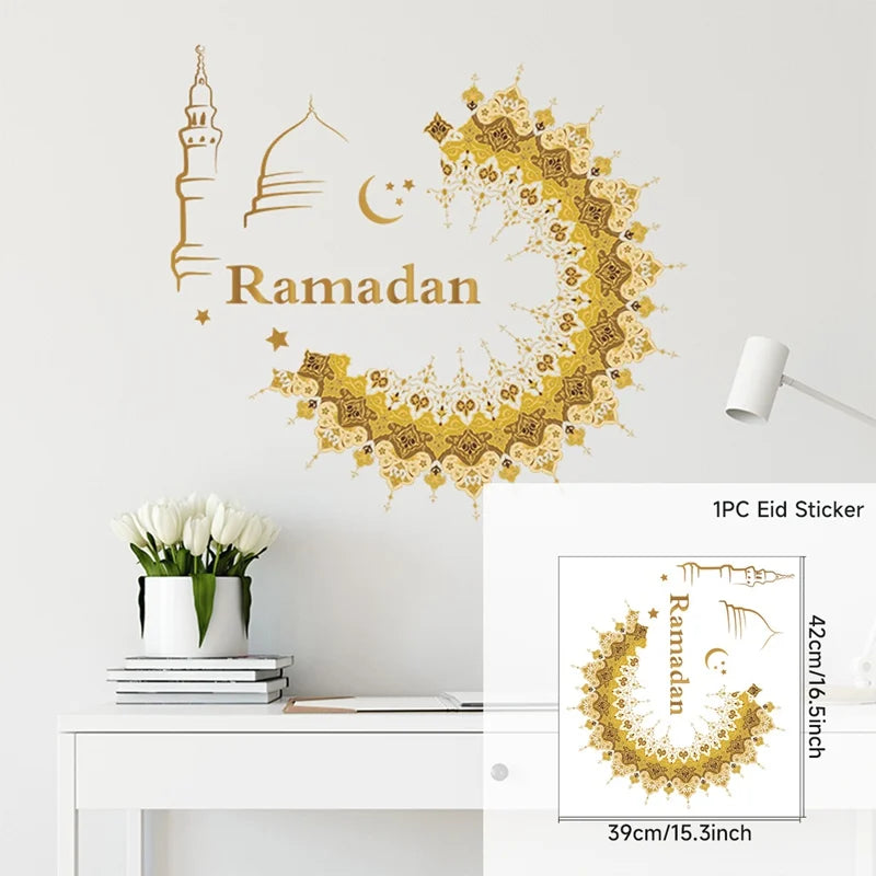 HomyFest™ Eid Mubarak Wall Stickers