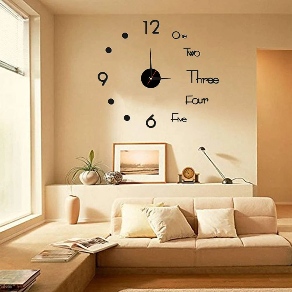 HomyTime™ 3D Roman Numeral Wall Clock